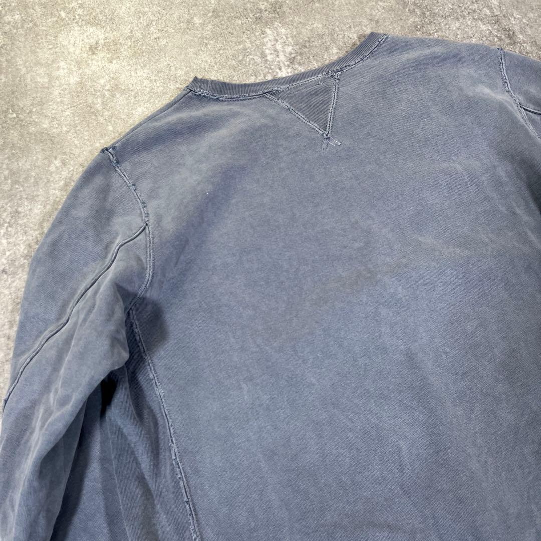 REMI RELIEF 両Vガゼット　スウェット　ヴィンテージ加工　L 日本製