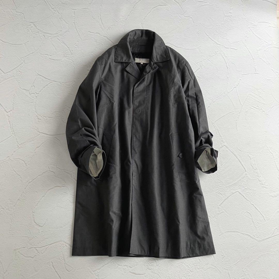 【極美品】マーガレットハウエル ステンカラー コート ウール混 日本製 Lサイズ
