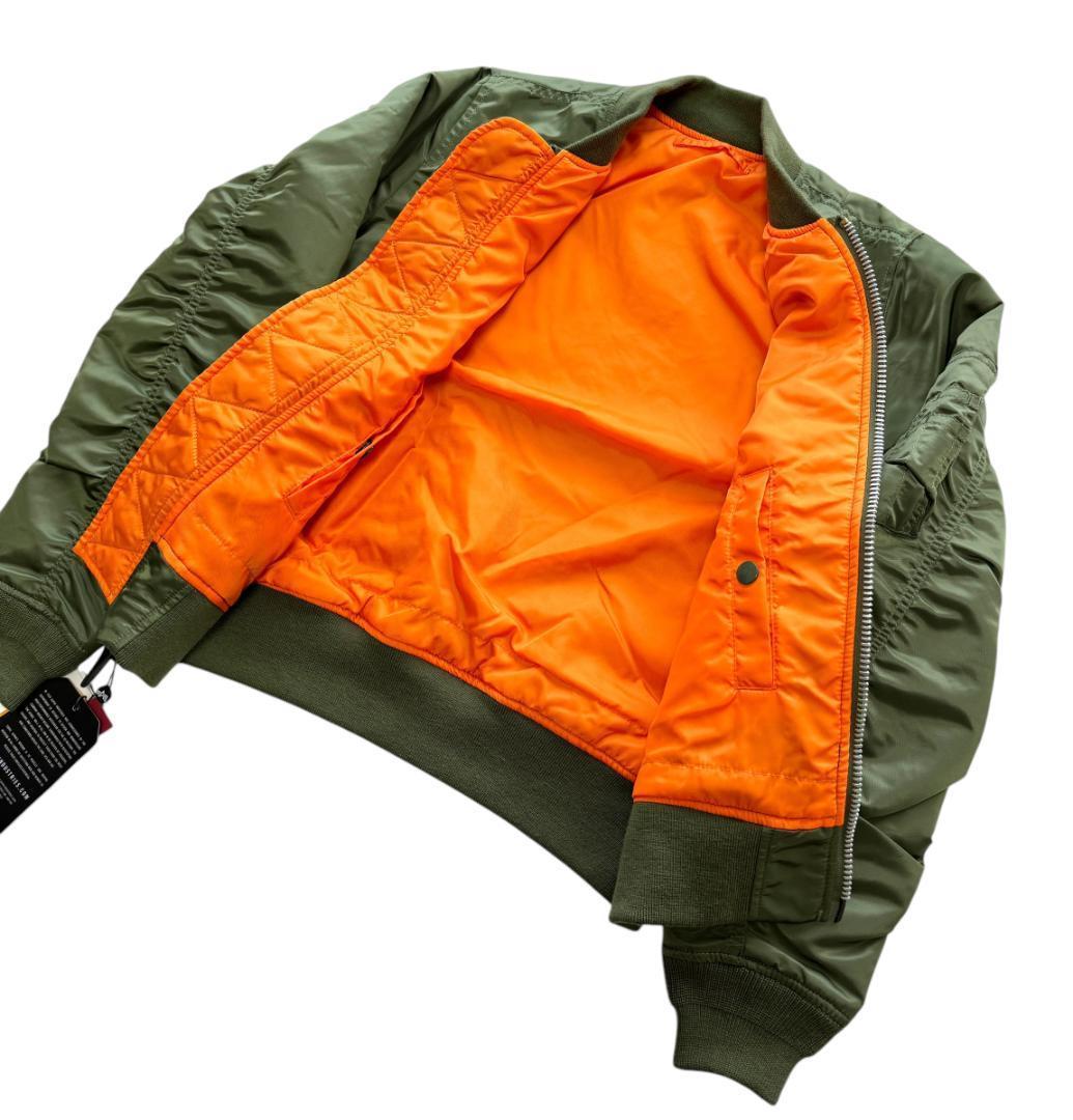 新品 未使用 ALPHA INDUSTRIES MA-1 アウター カーキ XL