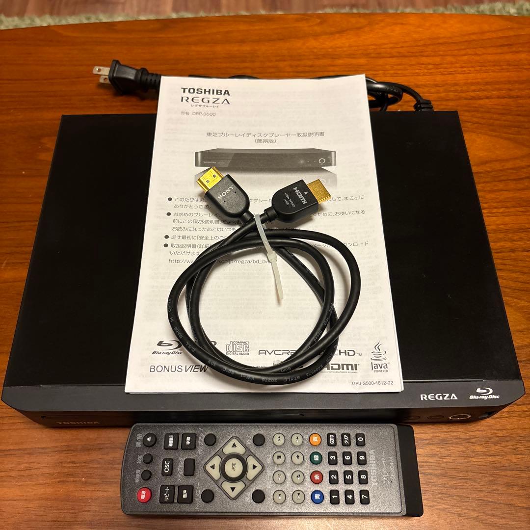 TOSHIBA REGZA Blu-rayプレーヤー DBP-S500