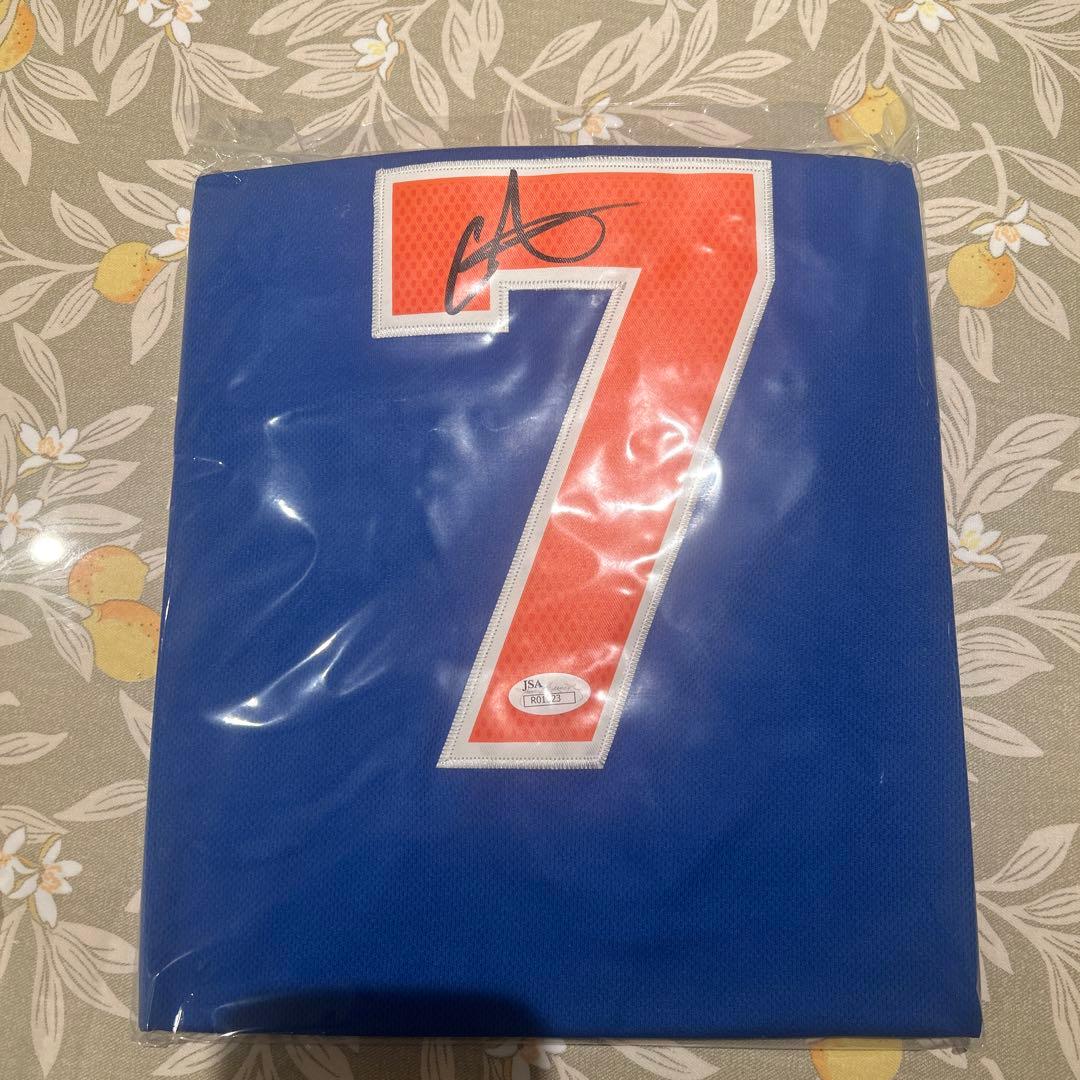 CARMELO ANTHONY NEWYORK サイン入り ジャージ 7番