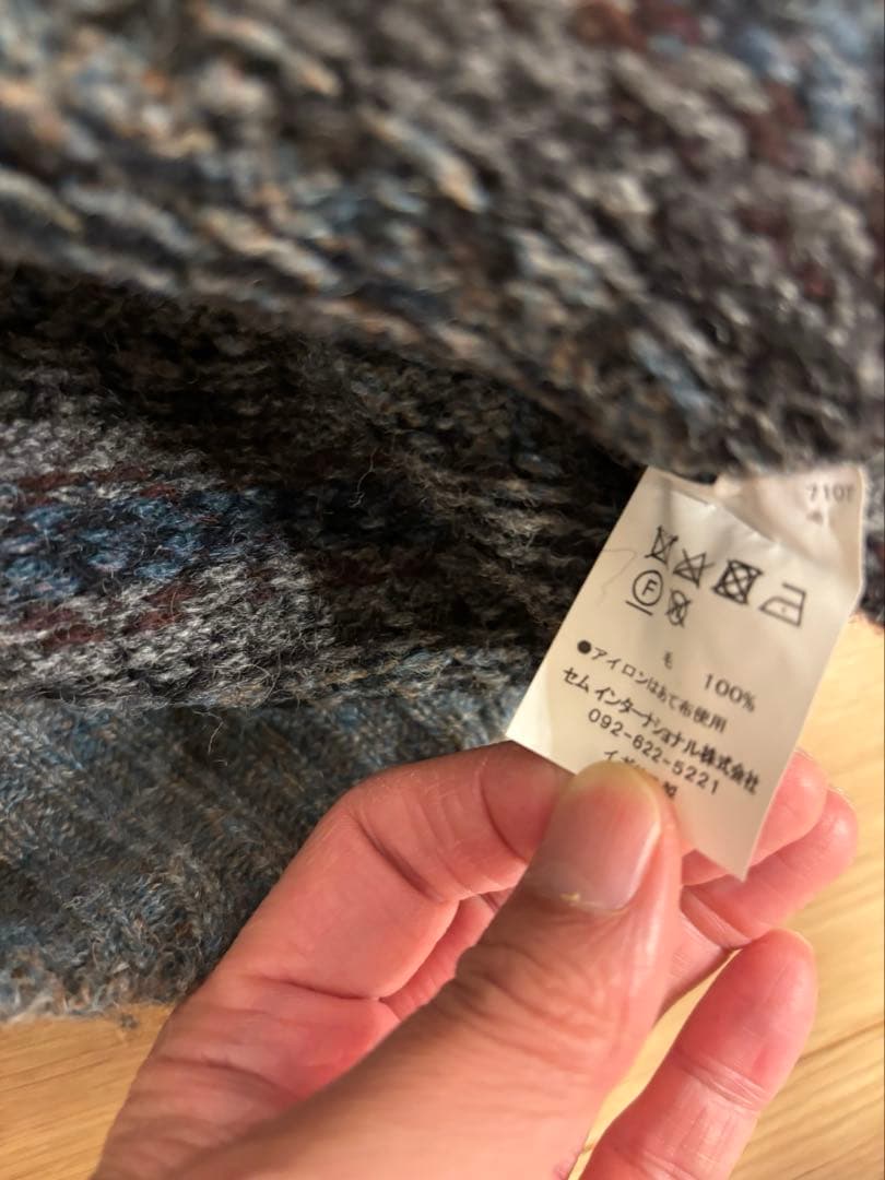 Steve alan 別注JAMIESONS フェアアイル柄 クルーネック - メルカリ
