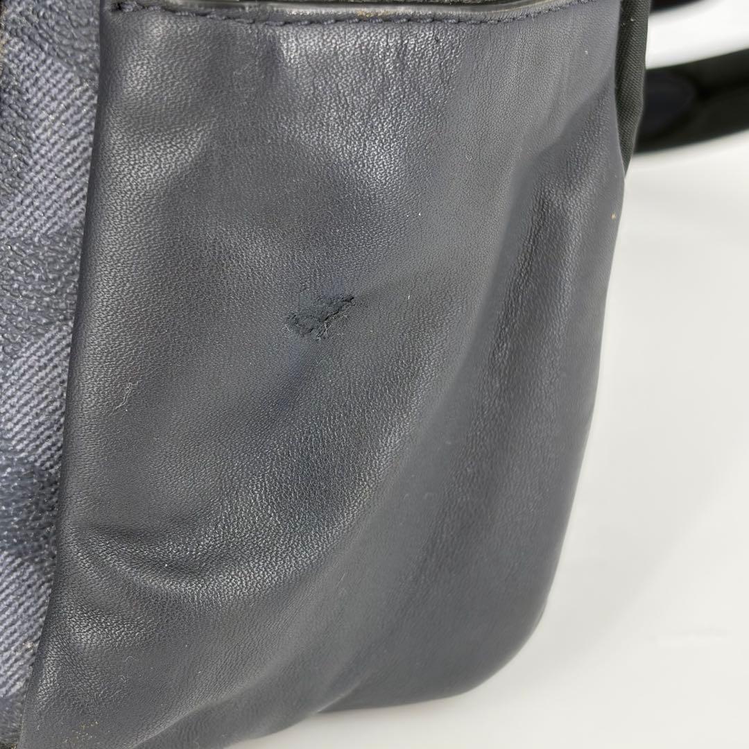 COACH チャーリー シグネチャー リュック バックパック ネイビー 861