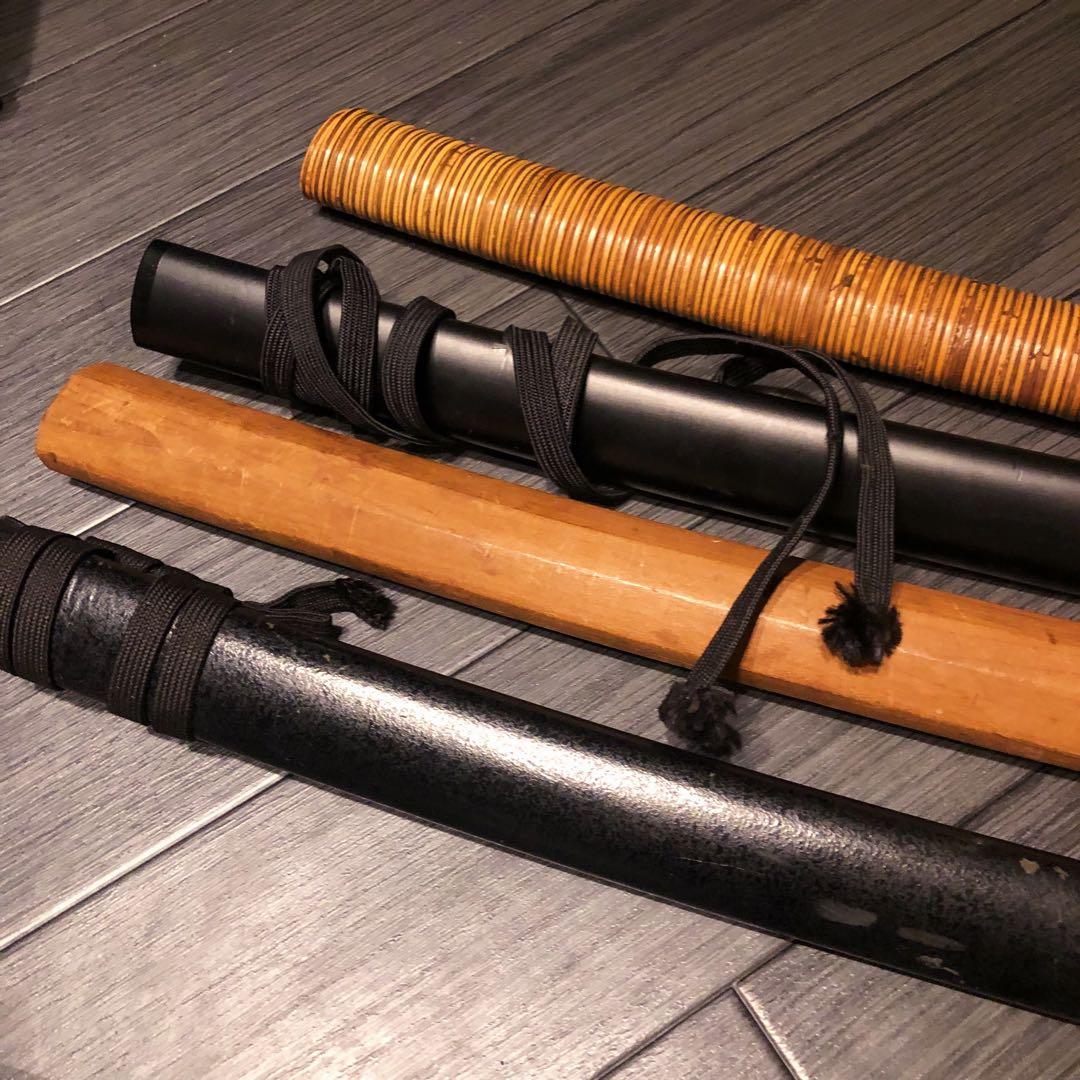 模造刀 大小4本セット 脇差 骨董品 模擬刀まとめ 藤巻