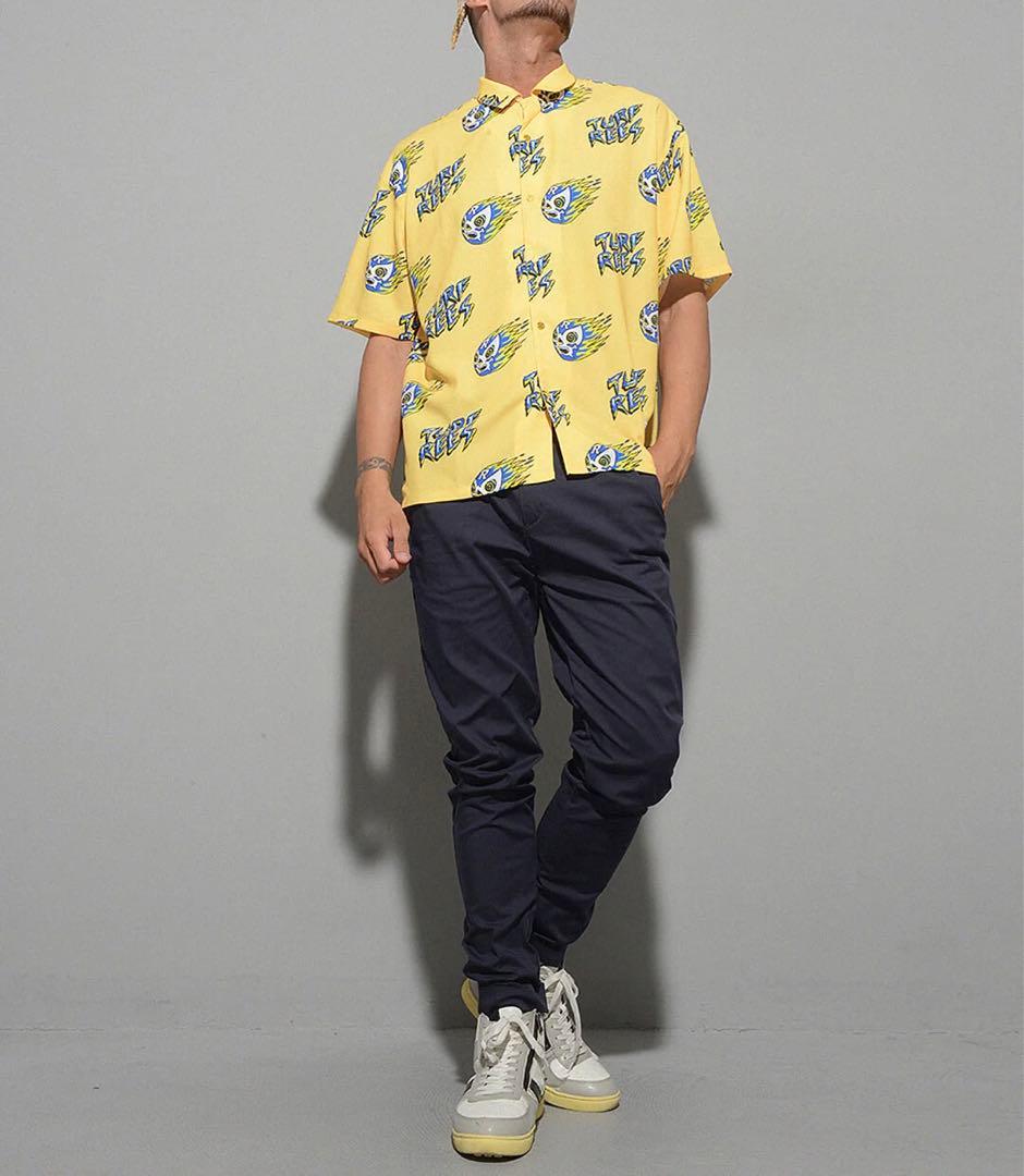 ラッセルノ ゴルフ ドライ ワーク スラックス ロングパンツ ネイビー XL 6