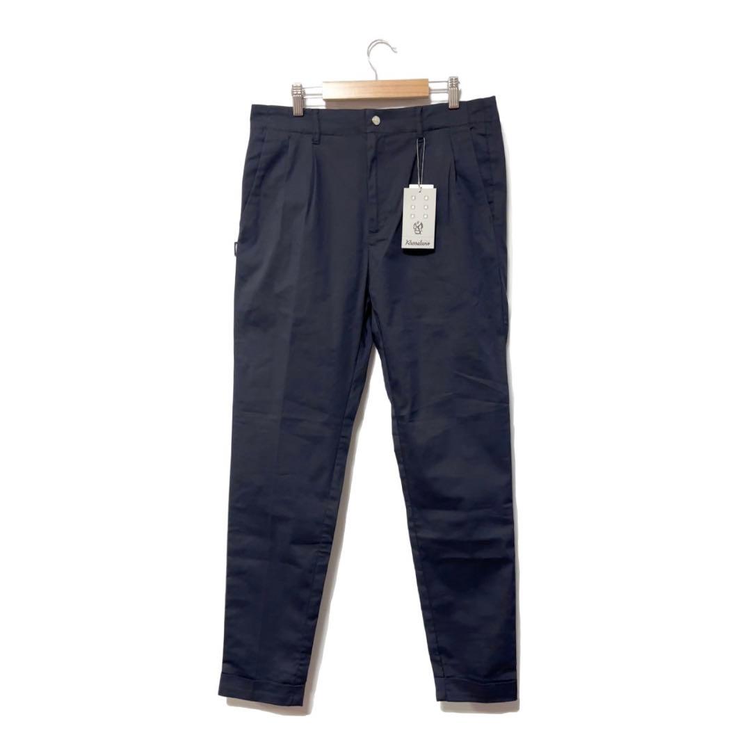 ラッセルノ ゴルフ ドライ ワーク スラックス ロングパンツ ネイビー XL 6