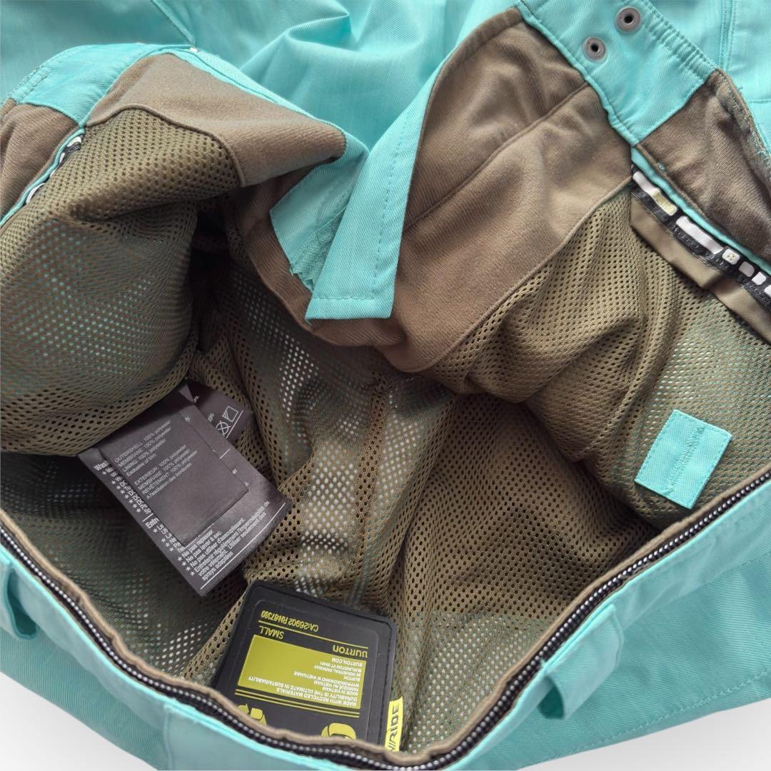 BURTON バートン スノーボードウェア 上下セット スキー ターコイズブルー