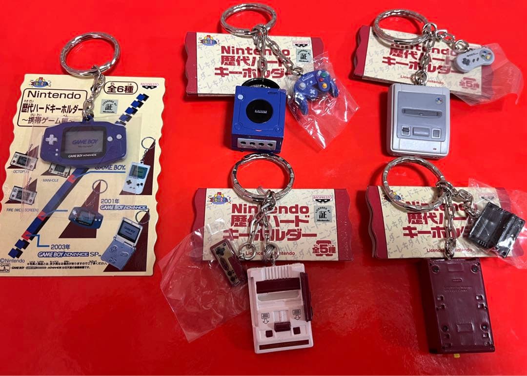 任天堂 歴代ハードキーホルダー ニンテンドー Nintendo ミニチュア