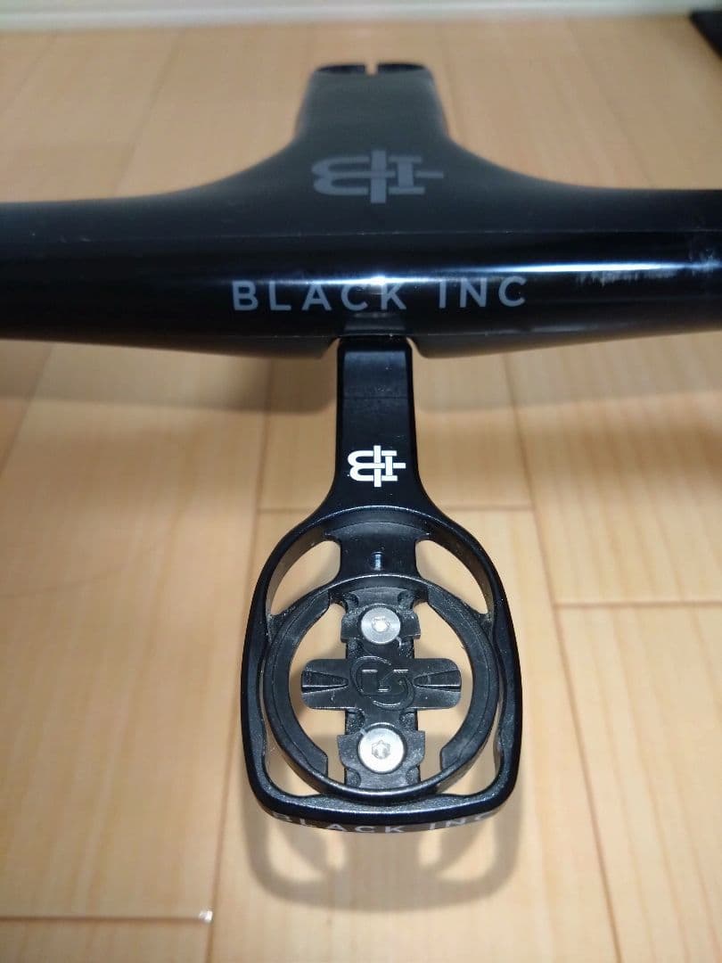 ブラックインク カーボンハンドル 380mm 90mmステム -6°