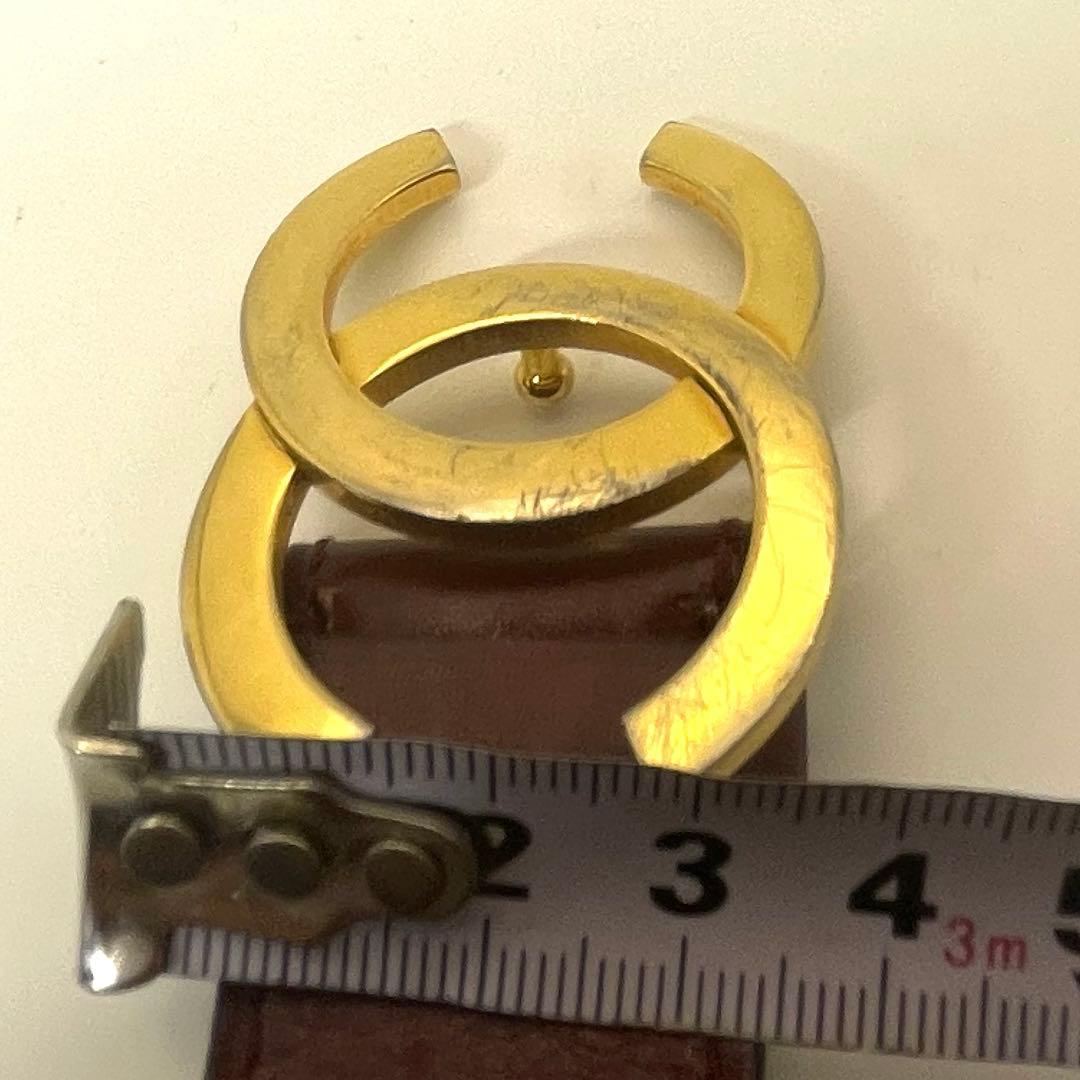 CHANEL ✨シャネル　PARIS　ココマーク　レザーベルト　表記サイズ80