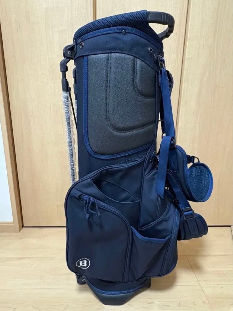 【美品】ブリーフィング CR-4 スタンド式 キャディバッグ ネイビー