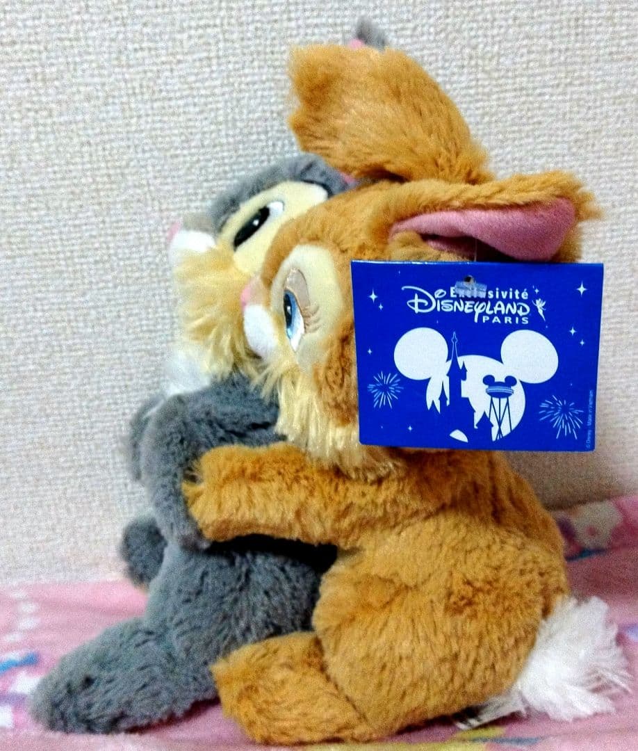 とんすけ・ミスバニーのぬいぐるみ（抱きしめられるタイプ