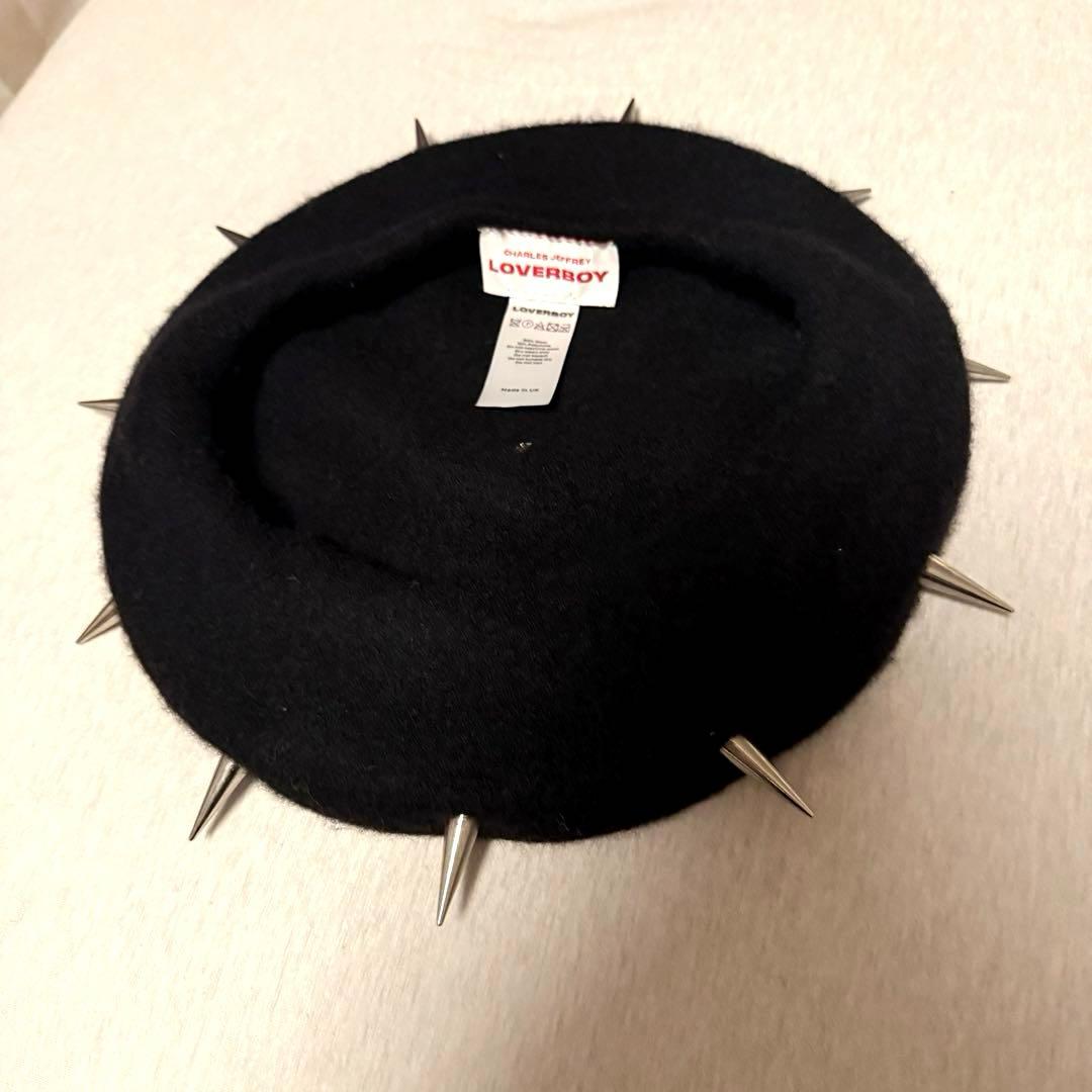 ラバーボーイ ベレー帽 ブラック - メルカリ