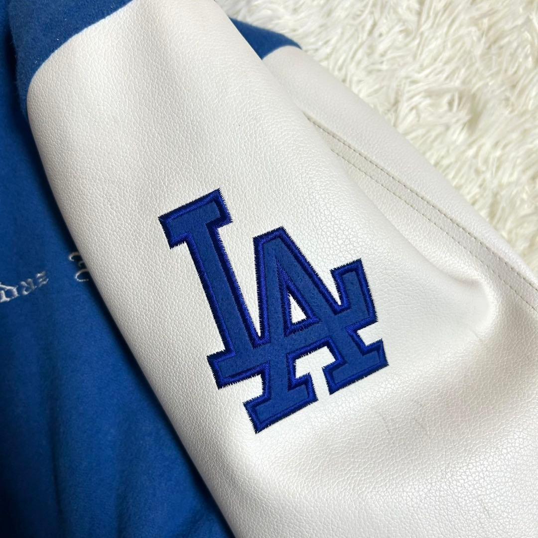 最終値下げ！ ドジャース スタジャン ridaz house 袖レザー 刺繍