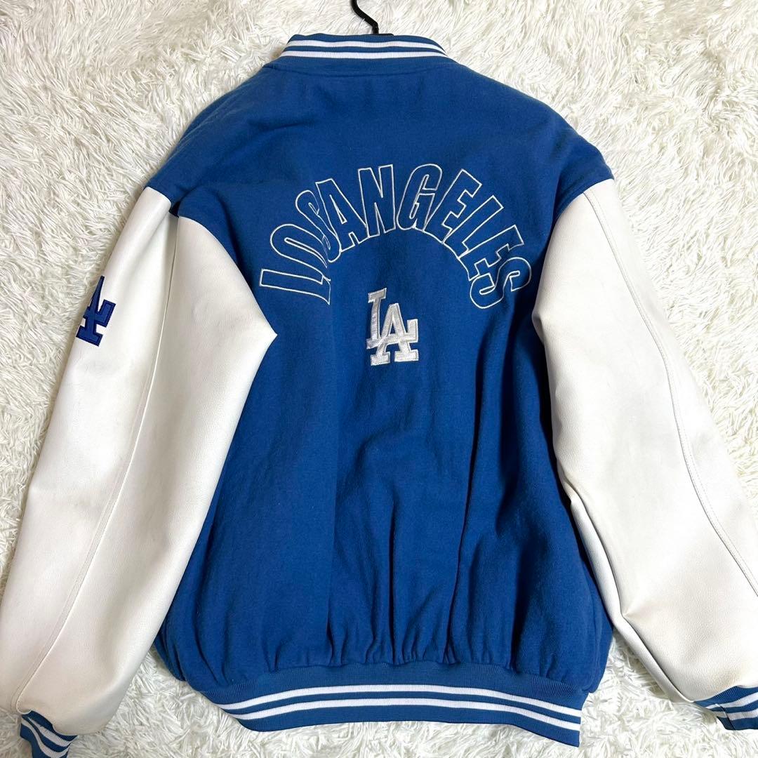 最終値下げ！ ドジャース スタジャン ridaz house 袖レザー 刺繍