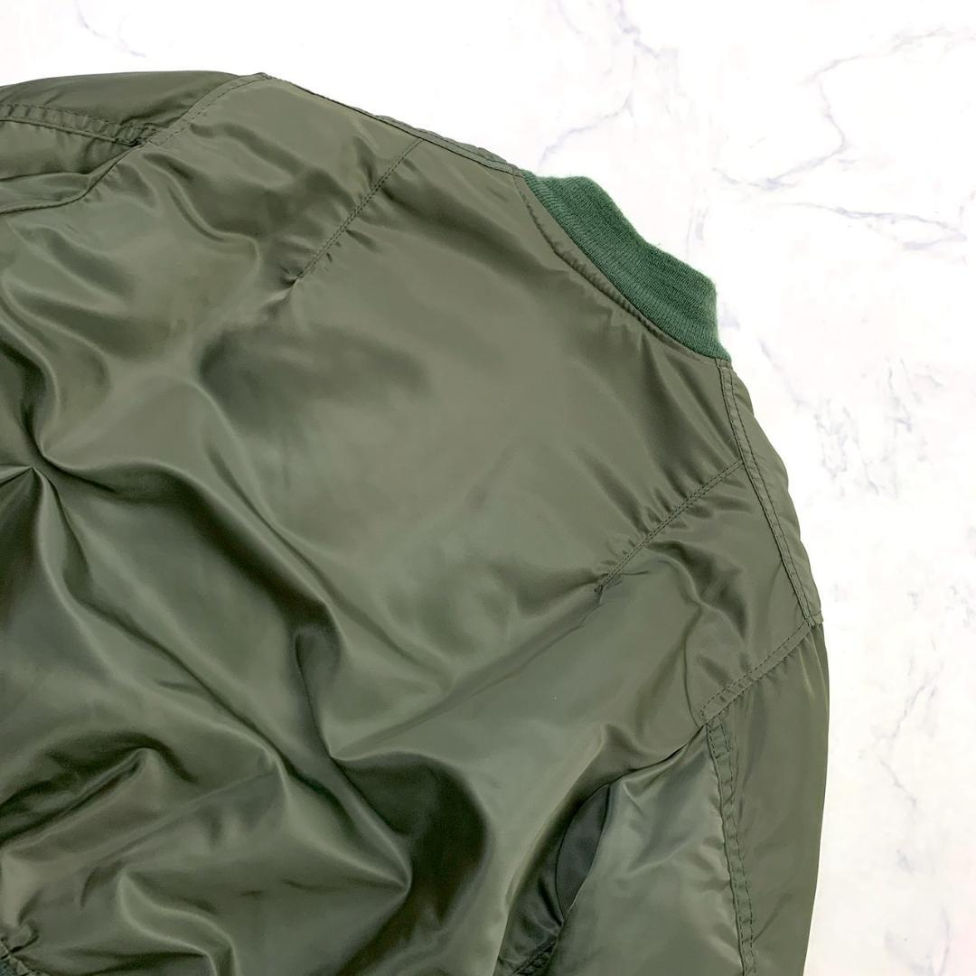 80s USA製 ALPHA MA-1 フライトジャケット S　D968