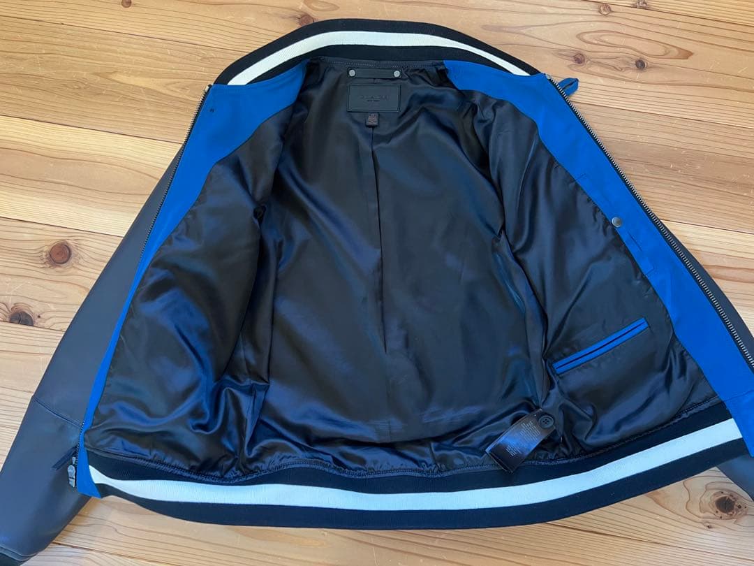 COACH コーチ　ブルゾン　スタジャン　レザージャケット