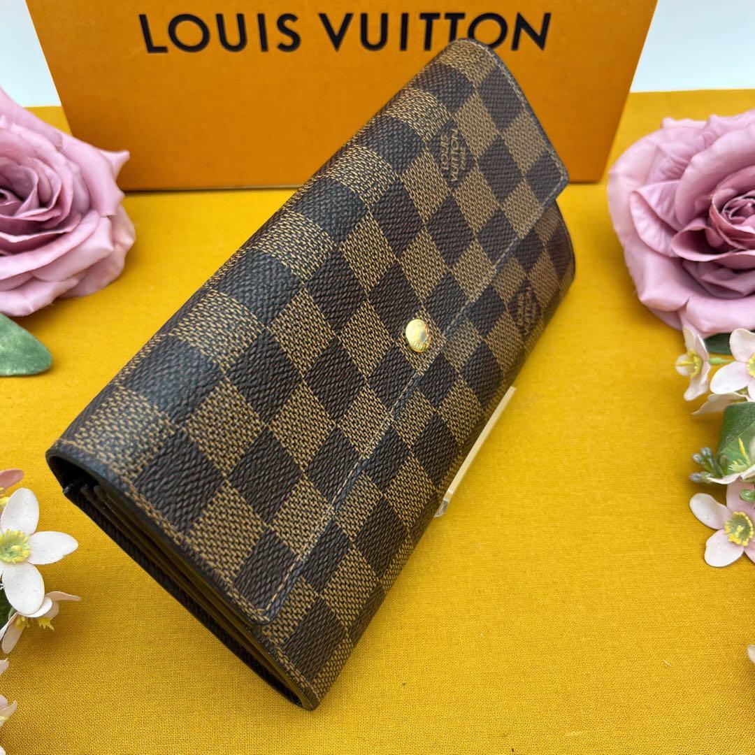 ✨美品✨ルイヴィトン ポルトフォイユ サラ 長財布 ダミエ N61734