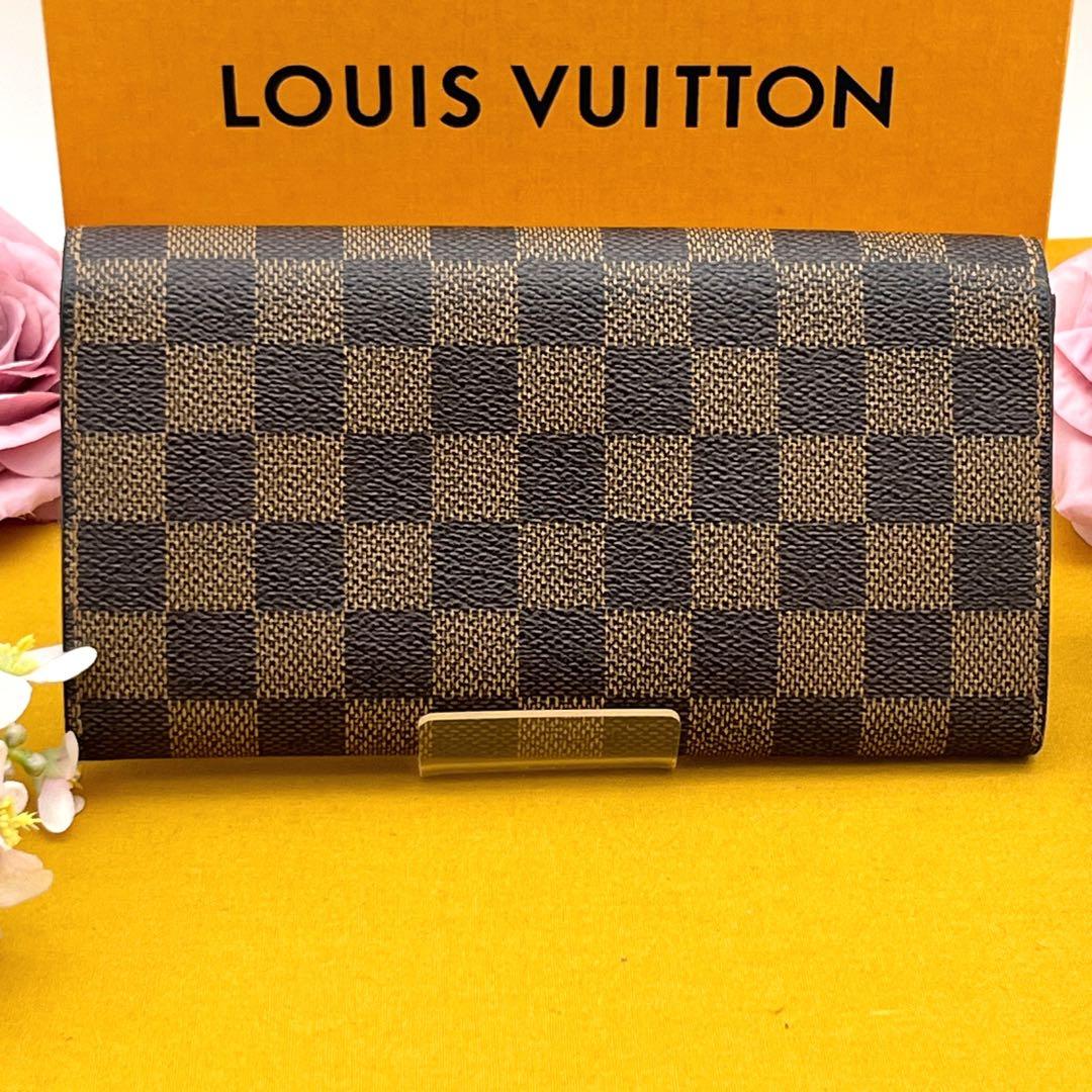 ✨美品✨ルイヴィトン ポルトフォイユ サラ 長財布 ダミエ N61734
