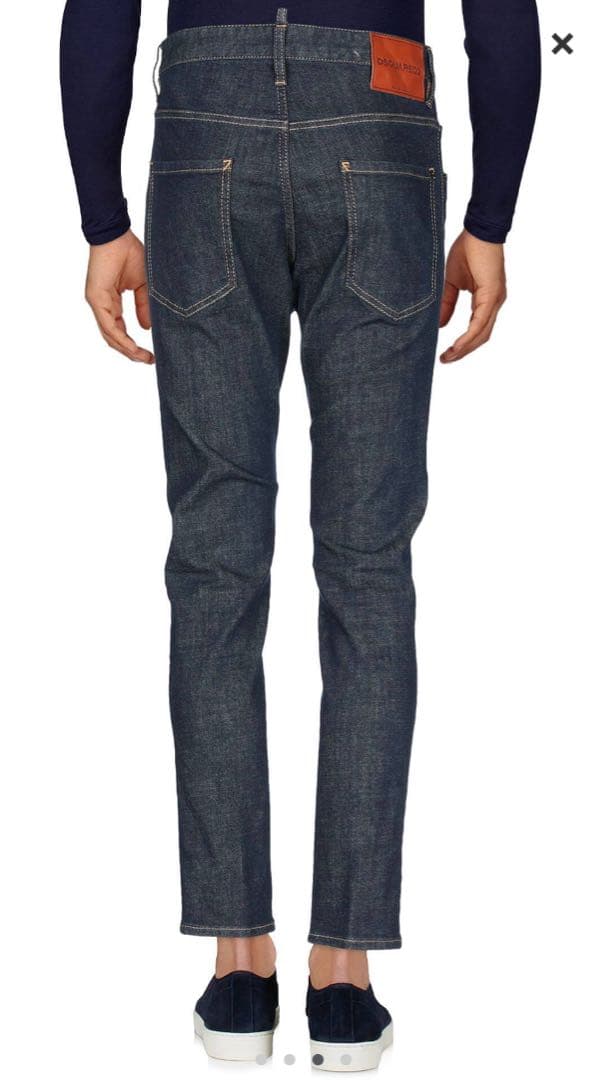 DSQUARED2新品タグ付SKATER JEAN ワンウォッシュブルー44