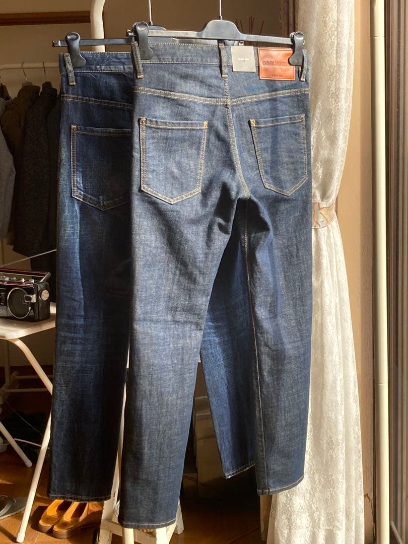 DSQUARED2新品タグ付SKATER JEAN ワンウォッシュブルー44