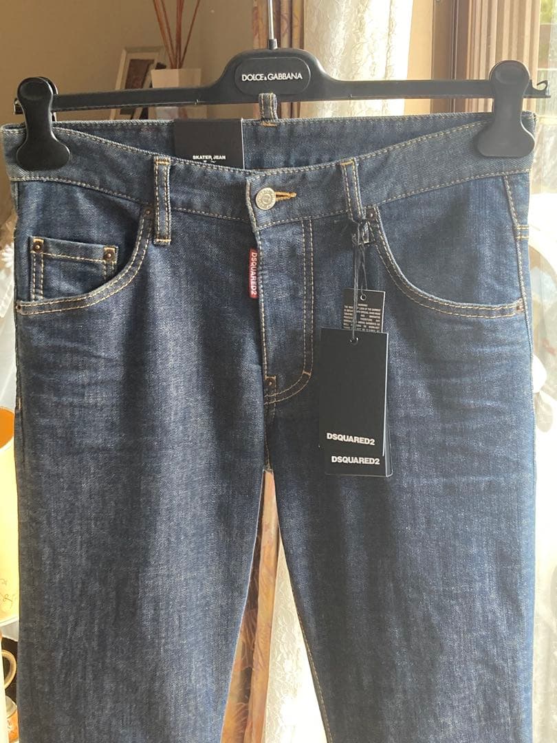 DSQUARED2新品タグ付SKATER JEAN ワンウォッシュブルー44