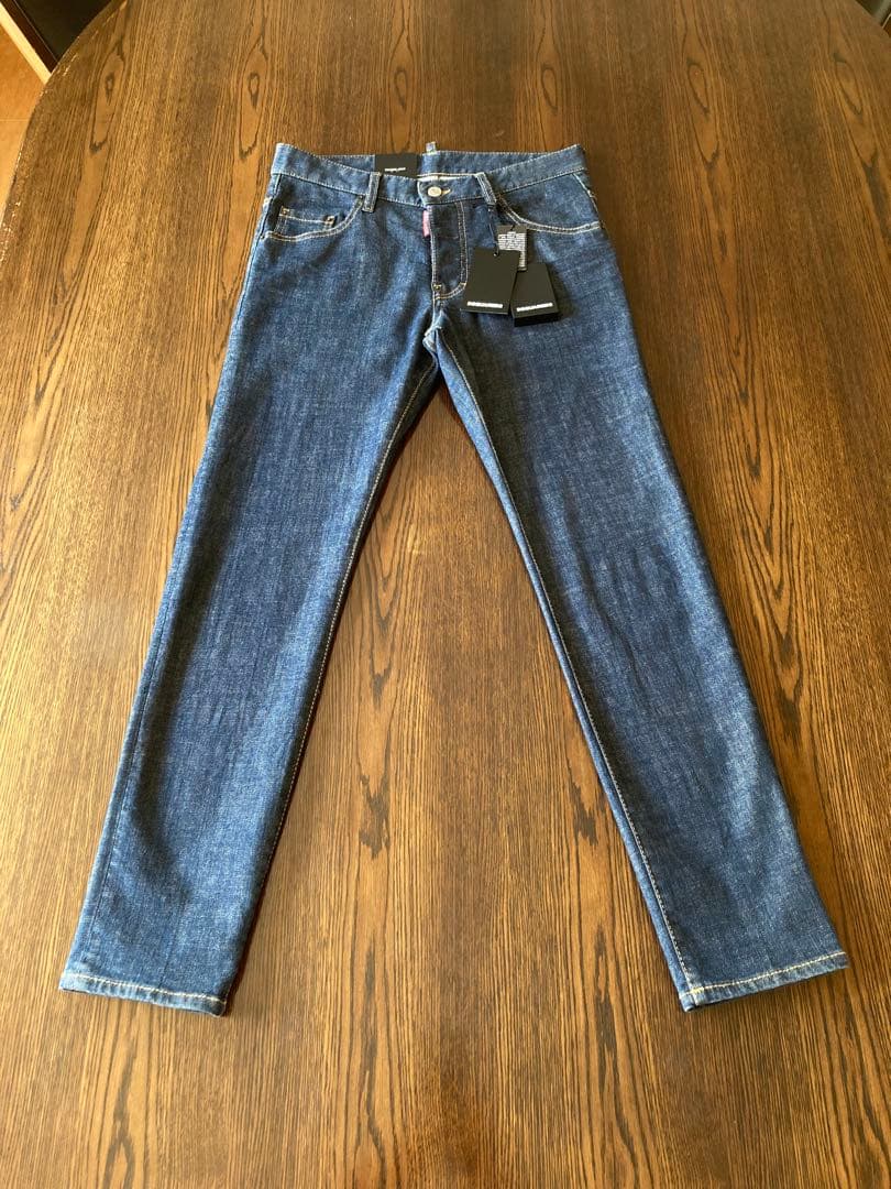 DSQUARED2新品タグ付SKATER JEAN ワンウォッシュブルー44