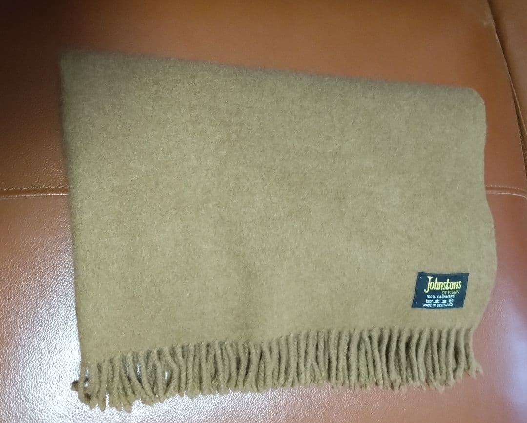 値下げしました！ジョンストンズ100%カシミヤ 大判ストール