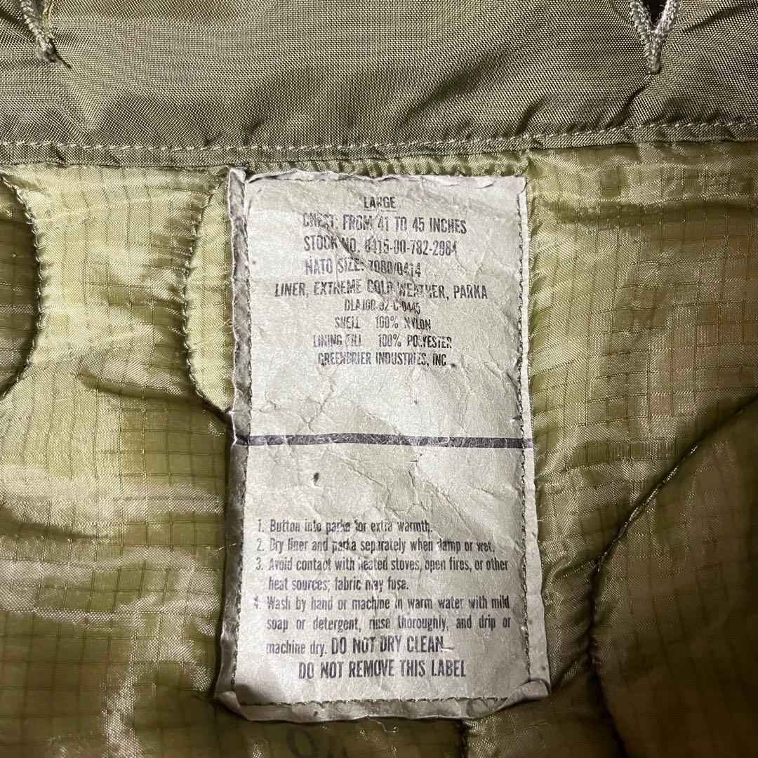 b*n様 U.S.ARMY 米軍実物 M65 フィッシュテールパーカ XL