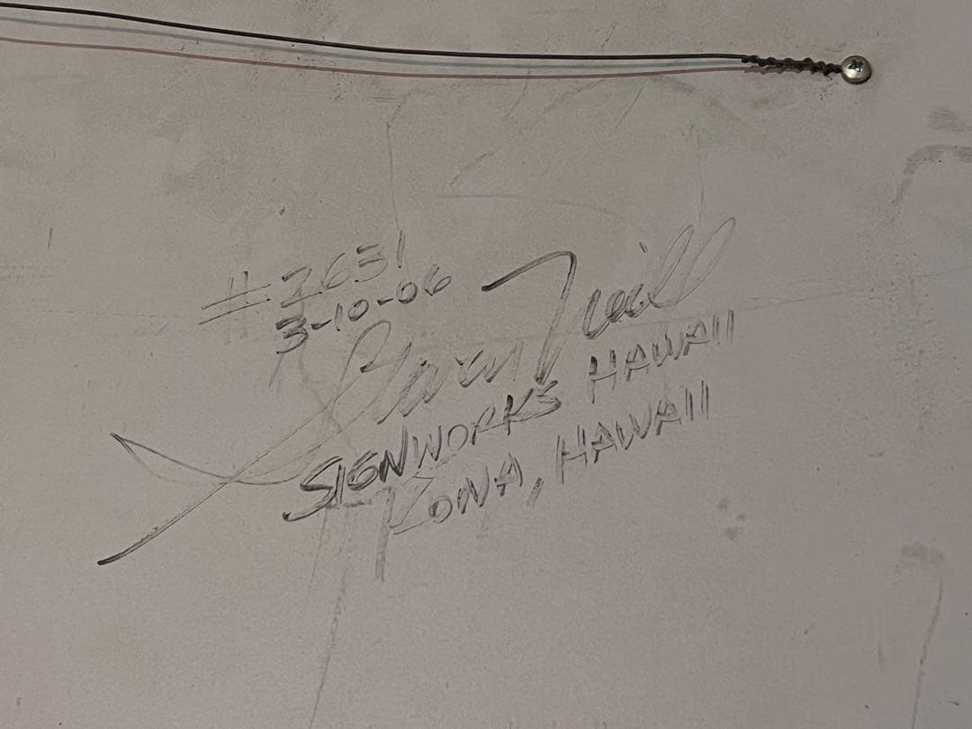 Reyn Spooner レインスプーナーサインボード アロハ　ハワイ好きな方へ