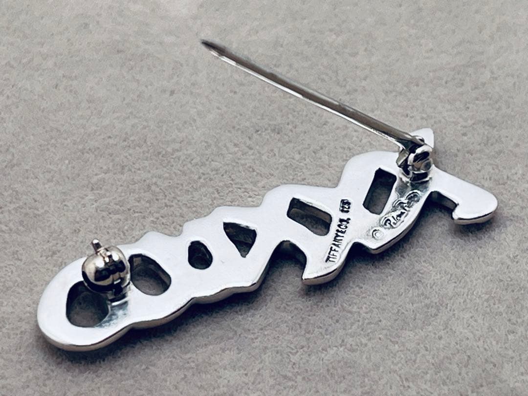 c229 ティファニー パロマ・ピカソ ラブ&キス ブローチ シルバー 925