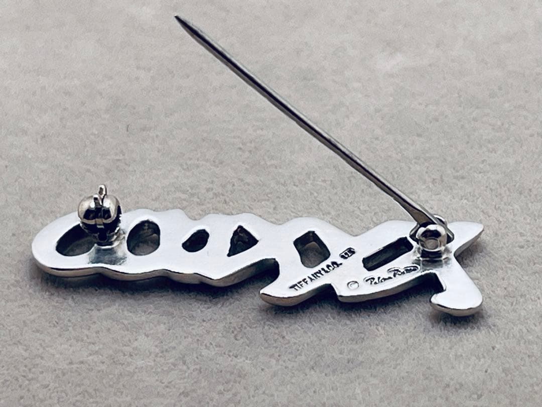 c229 ティファニー パロマ・ピカソ ラブ&キス ブローチ シルバー 925