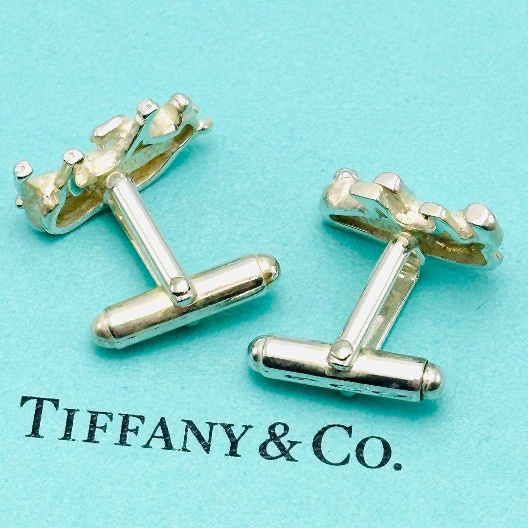 Tiffany ブル ベア シルバー カフス 925 カフリンクス カフスボタン