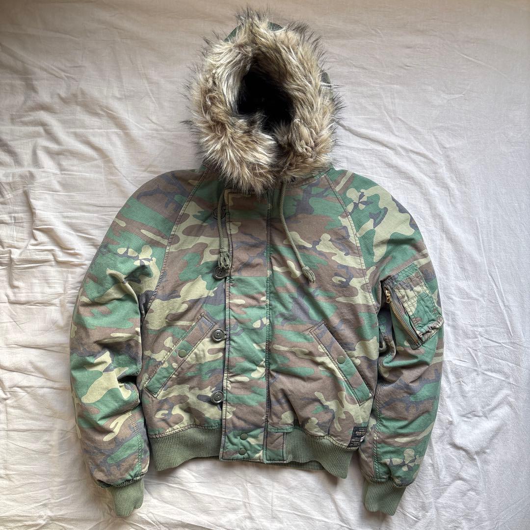 【日本未発売】DENIM & SUPPLY N-2B 迷彩 カモ