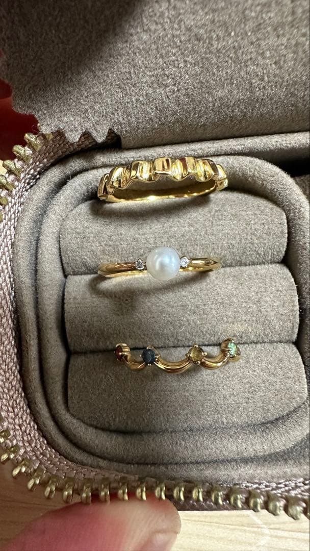 ete 925 クリスマス限定 リング 3連セット 9号 - メルカリ