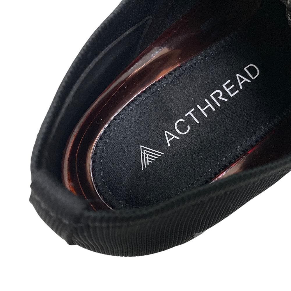 美品 ACTHREAD アクスレッド サービスマン シューズ 黒 27.0cm