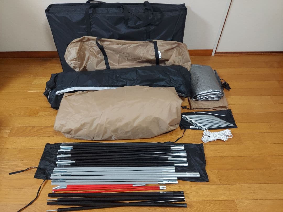 IGNIOドーム型テント　 スタートパッケージ　4-6人用　【美品】