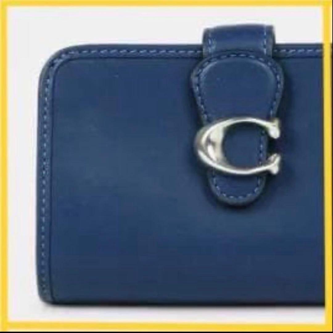 COACH コーチ高級スムースレザータビーミディアム二つ折り財布 - メルカリ