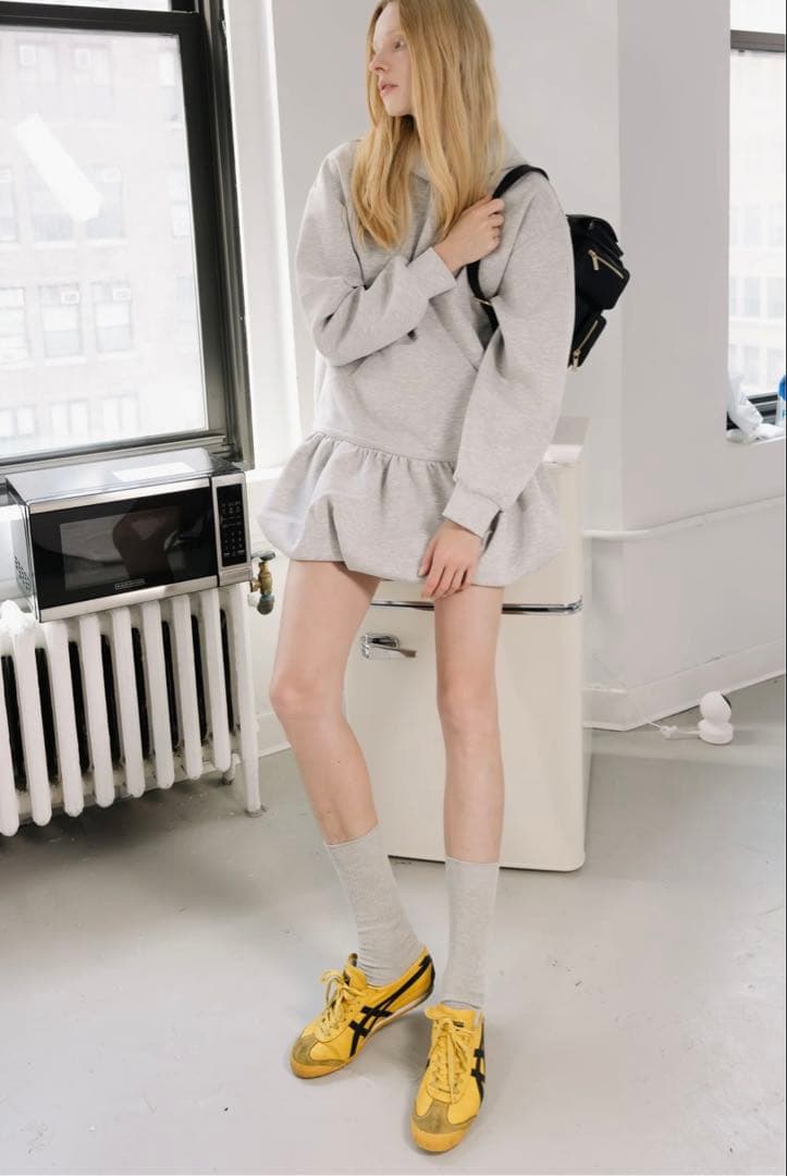 thetoe Wagner Hoodie Dress グレー　Mサイズ