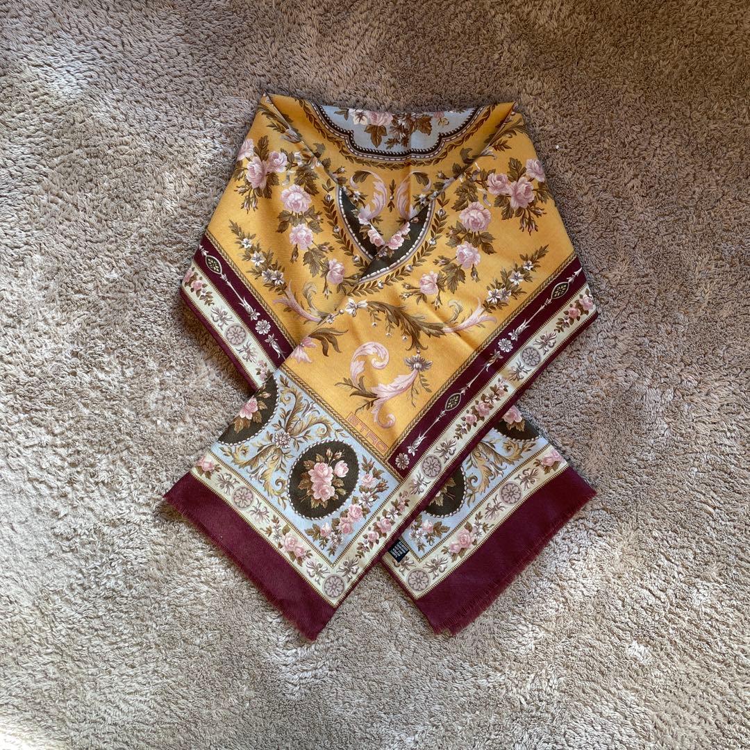 ETRO エトロ　ヴィンテージストール wool/silk混