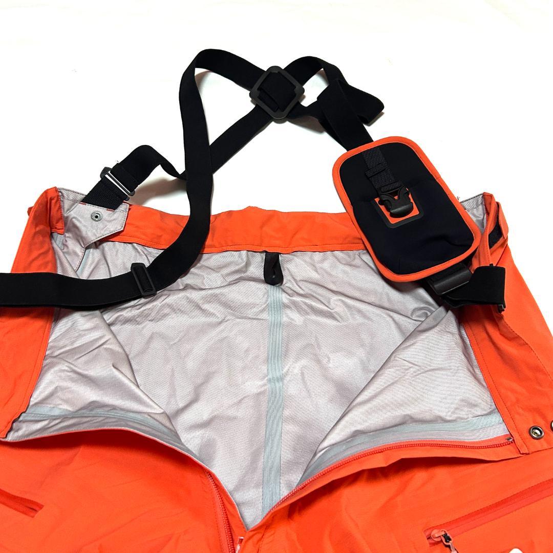 新品　ノースフェイス　Ｌサイズ　スキー スノボー アルパイン パンツ　オレンジ