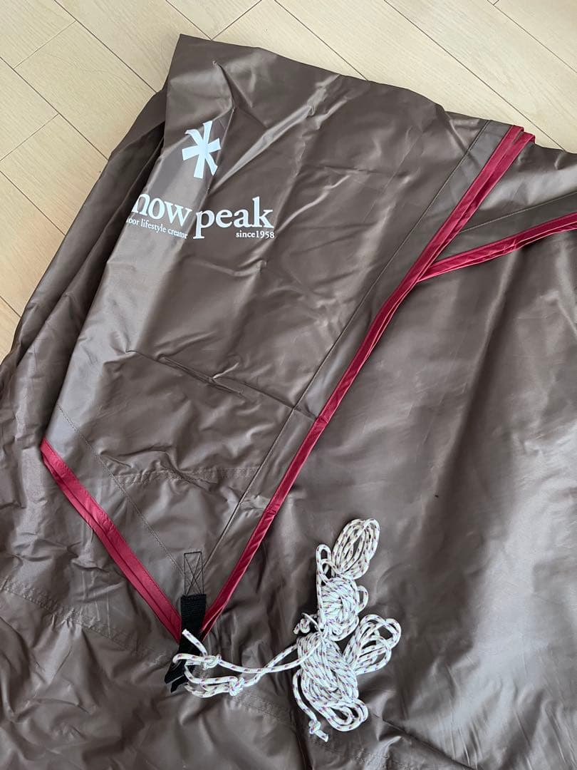 【１回のみ使用】スノーピーク　コネクトタープヘキサ グレー FES-265