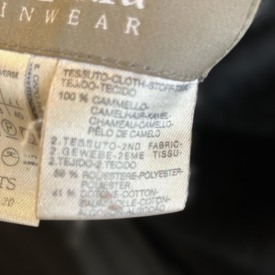 リバーシブル黒ロングコート