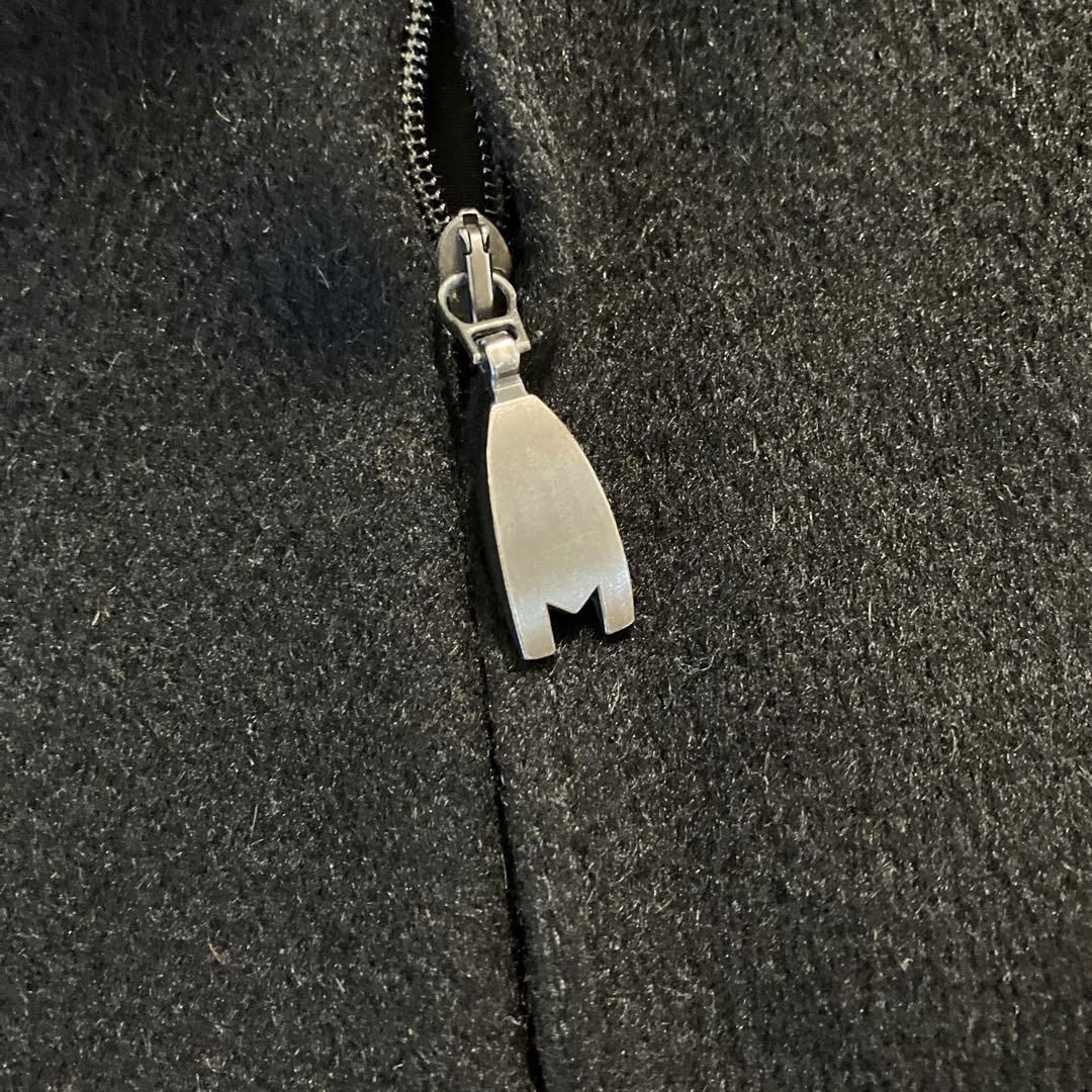 リバーシブル黒ロングコート