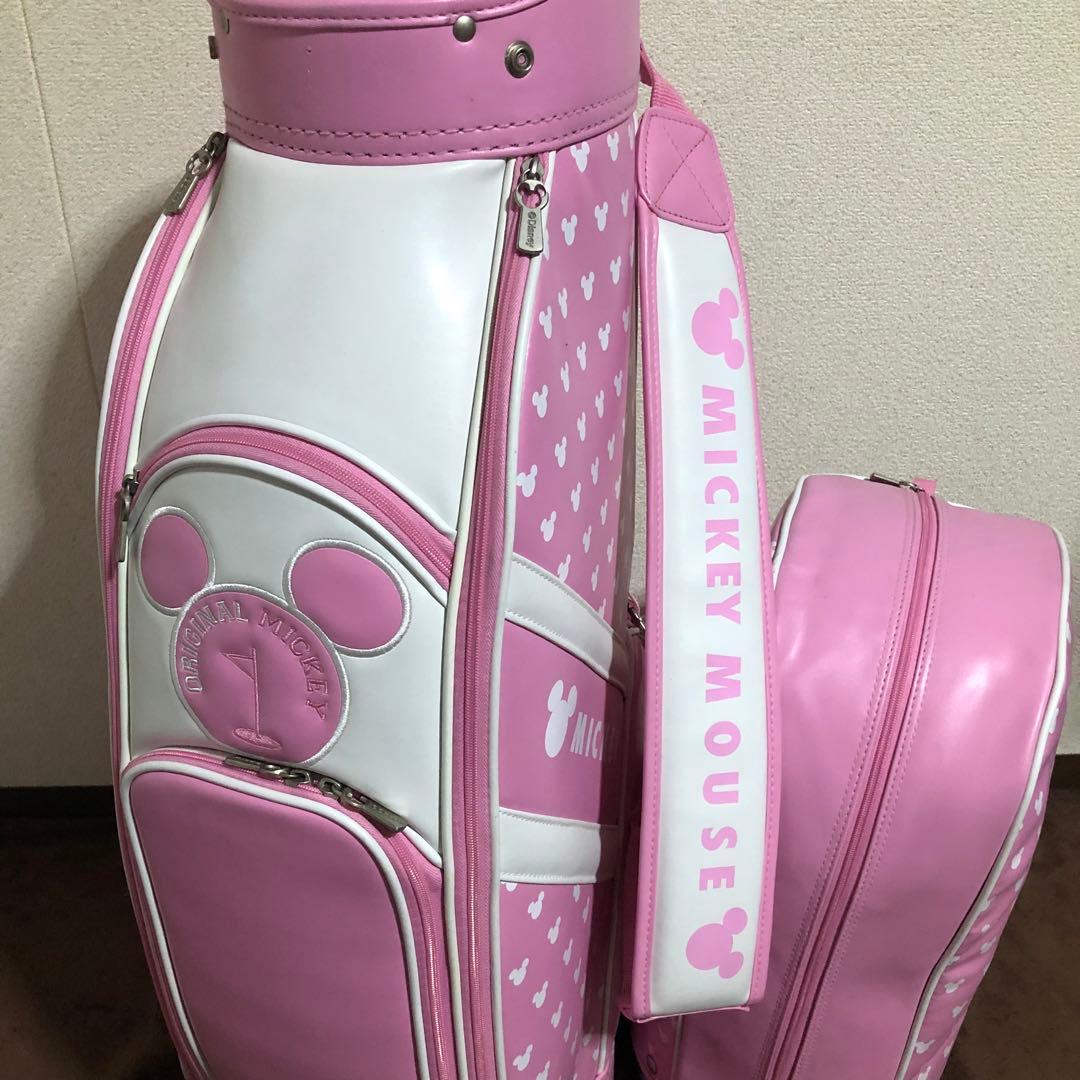 入手困難 高級品 美品 Disney ミッキーマウス ゴルフバッグ 超希少