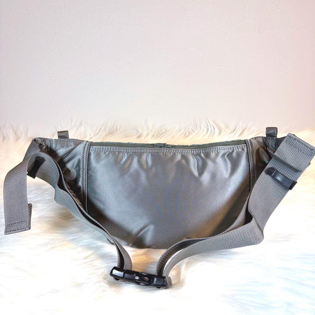 美品　廃盤品　PORTER ポーター　ボディバッグ　シルバーグレー　タンカー