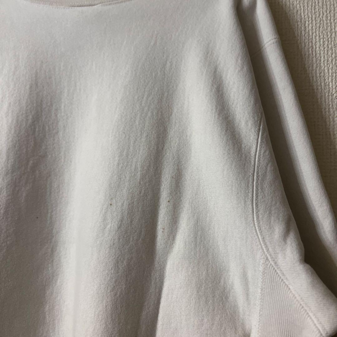 80s Champion リバースウィーブ XL USA製 無地 白