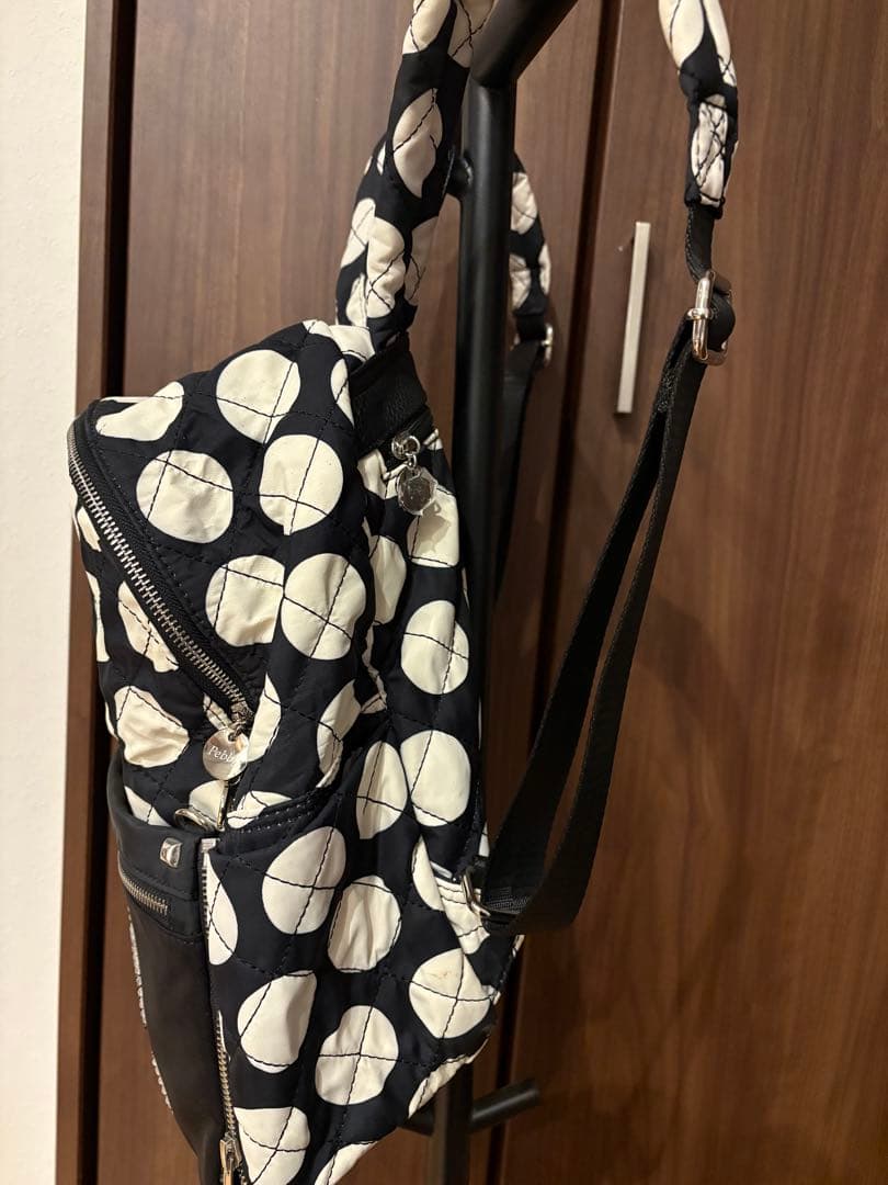 Pebbly ペブリー　Me&Yo リュック　ラインストーン　刺繍　ドット柄