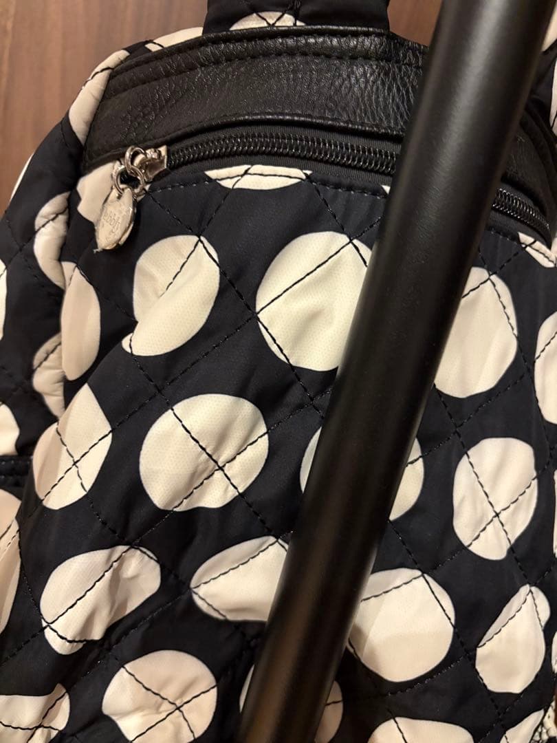 Pebbly ペブリー　Me&Yo リュック　ラインストーン　刺繍　ドット柄