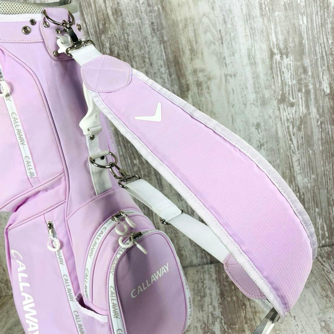 CALLAWAYキャロウェイ　キャディバッグ アトラクティブ スタンド　ピンク